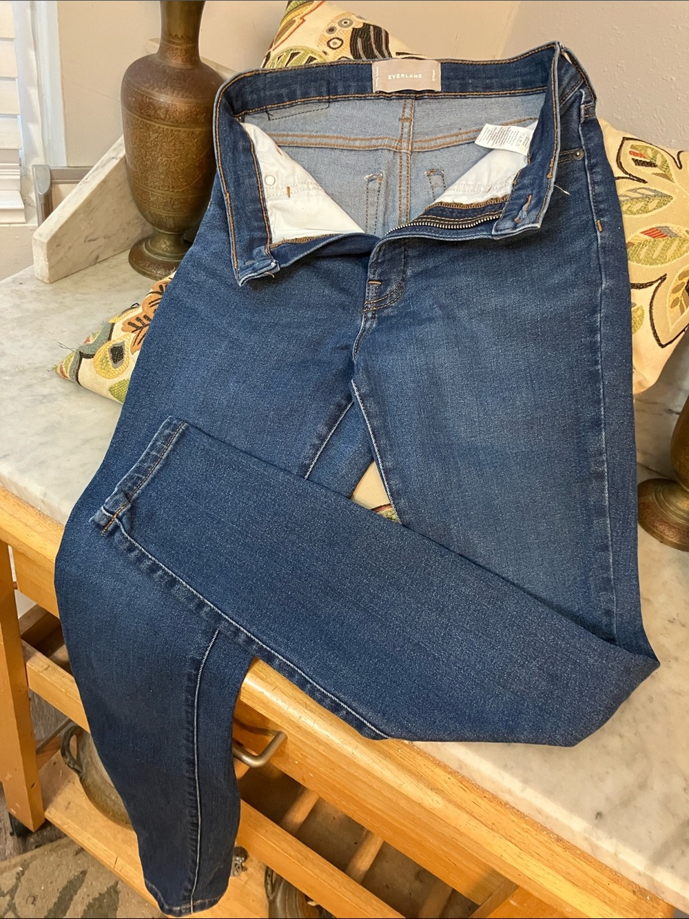 Everlane Fabulous Sexy High Rise Skinny Jeans Soft Great Fit 25!
